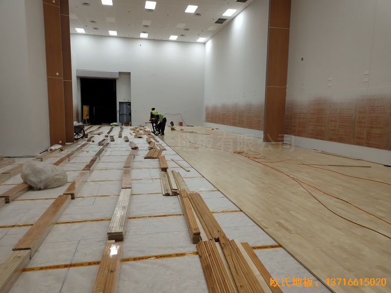 北京環球影城運動地板安裝案例