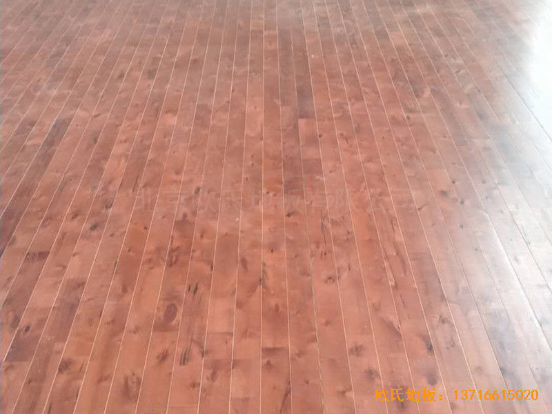 四川南充順慶區消防隊運動館體育地板鋪裝案例5