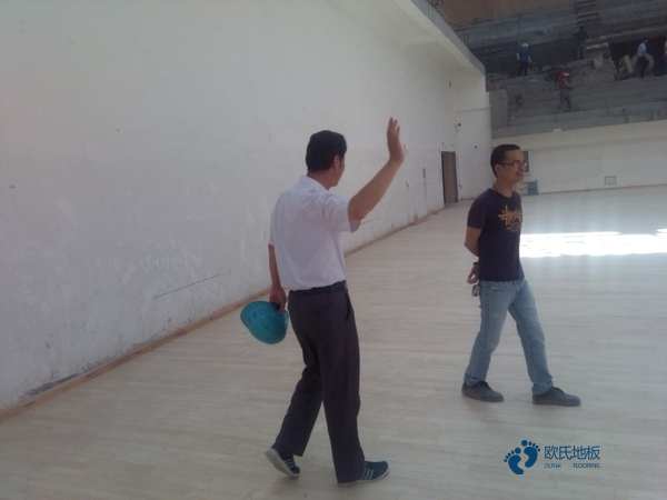 學校籃球木地板生產工藝流程2