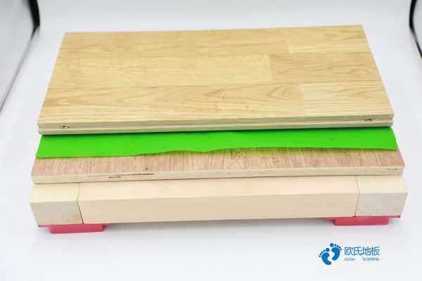 板式龍骨運動籃球木地板報價