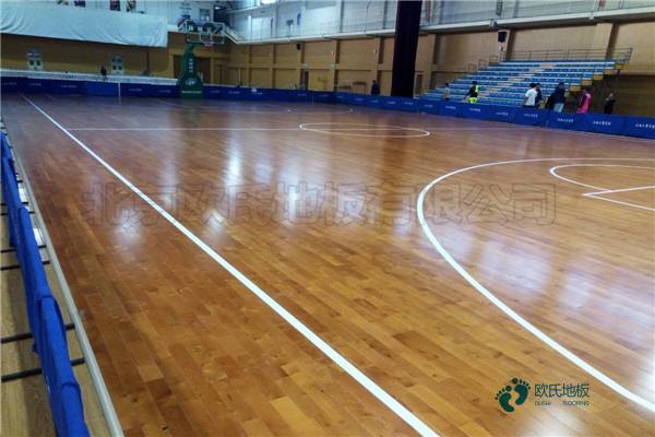 22mm厚籃球場(chǎng)地木地板品牌1